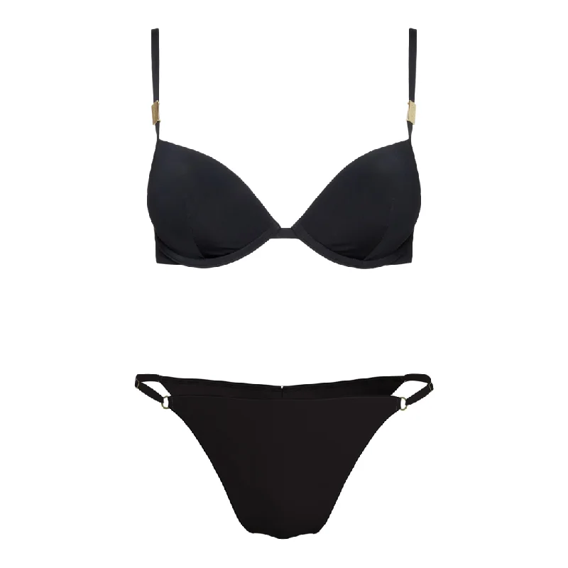 Calvin Klein Push Up Swimwear With Brazilian Black Bottom