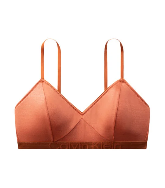 Lightly Lined Bralette Orange