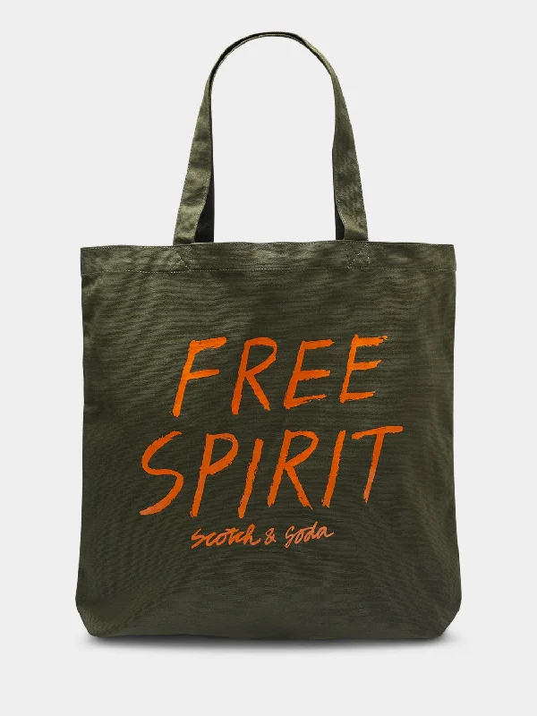 Canvas artwork print tote bag