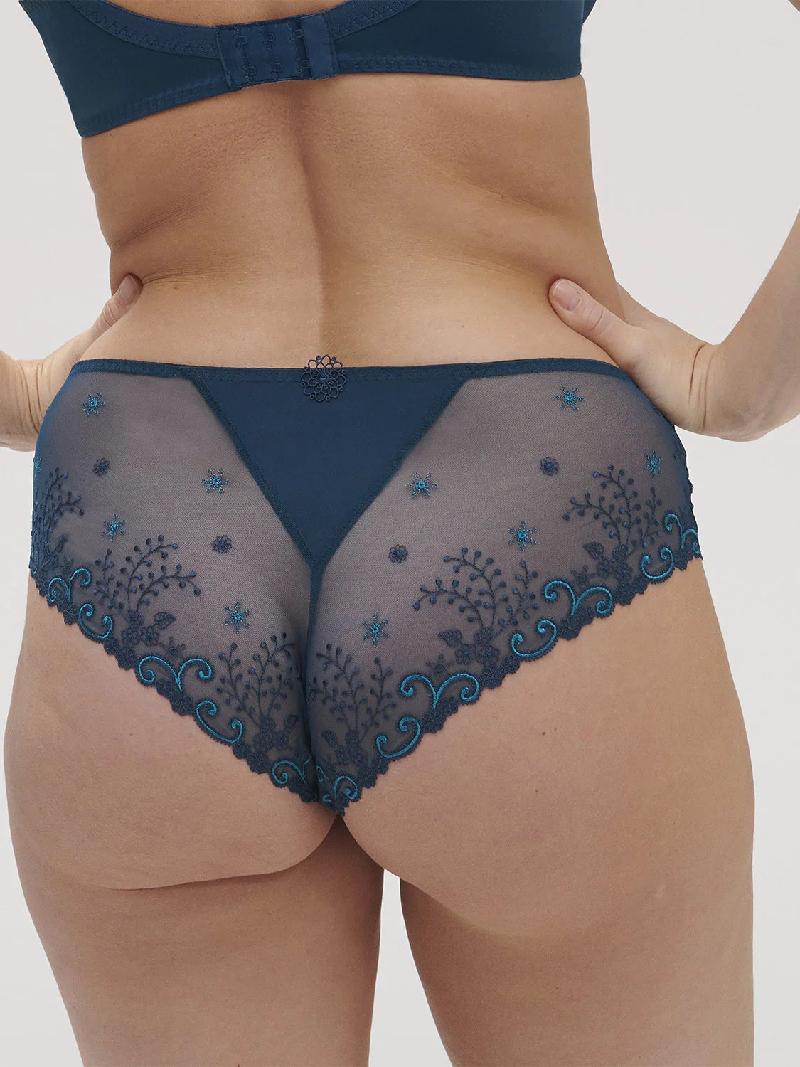 Delice Shorty In Blue Prestone - Simone Perele