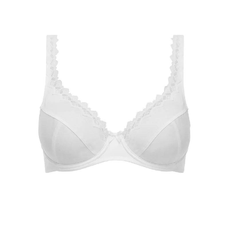 Dim Ecodim Non-Wired White Bra