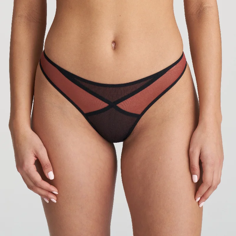 Fezz Thong  in Italian Brown - Marie Jo