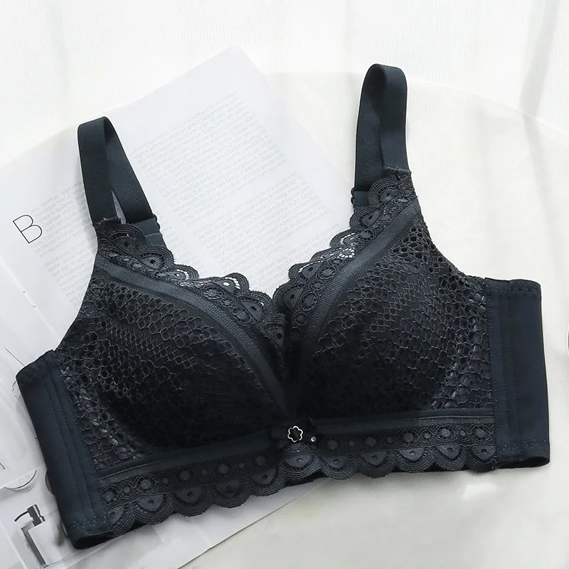 Lace Breathable Silk Bra