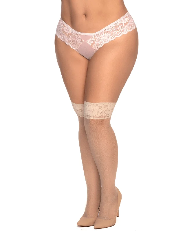 Mapale Mesh Thigh Highs 1101X