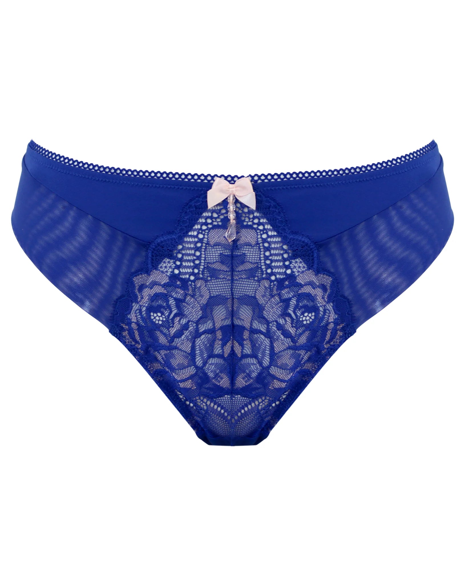 Ooo La La Thong In Cobalt & Blush - Pour Moi