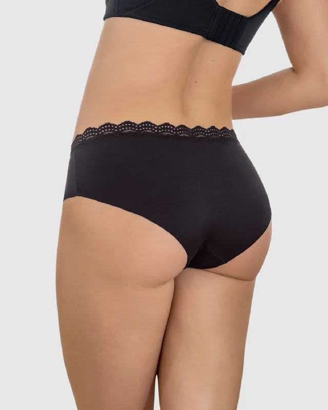 Panty hípster con SmartLace® en cintura tiro medio