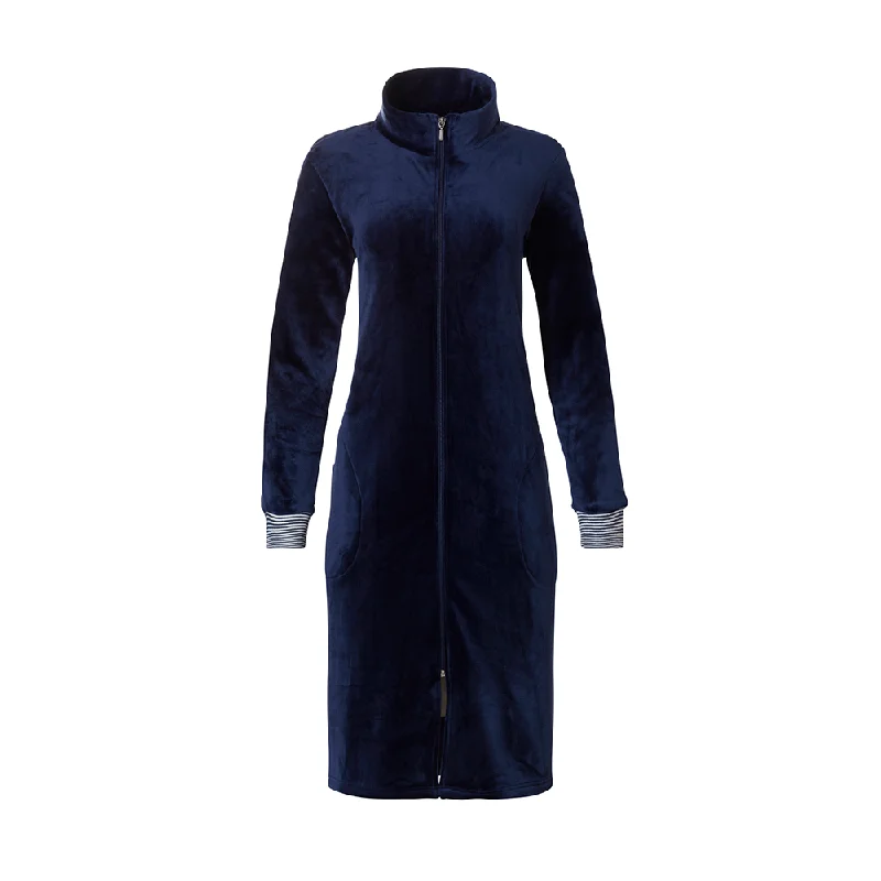 Pastunette Nightdress With Zipper Dark Blue 105cm