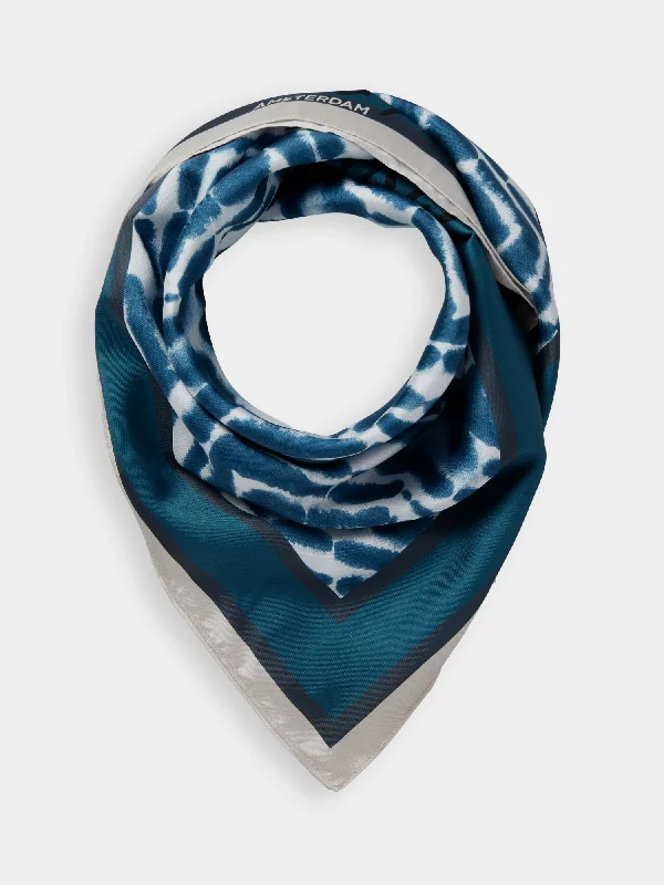 Printed bandana scarf