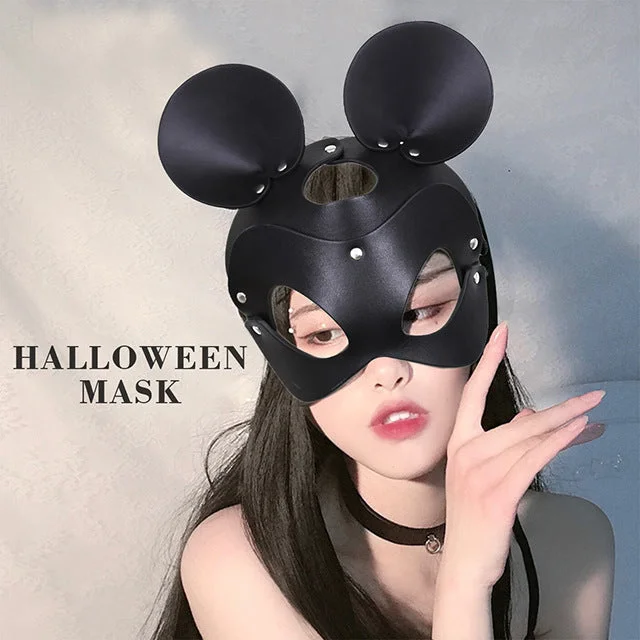 Sexy Leather Minnie Mask