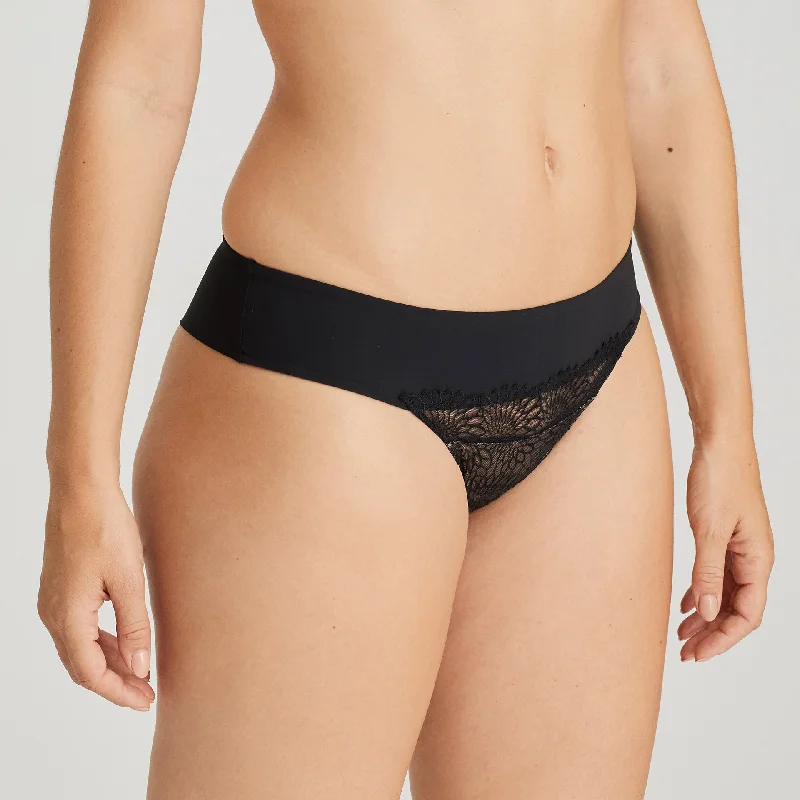 Sophora Thong In Black - Prima Donna