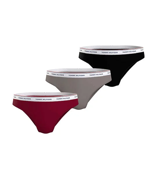 Women's 3-Pack Bikini Rouge/Oat Milk/Black