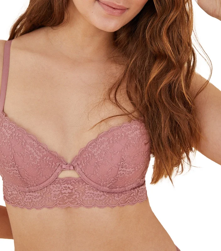 BEAUTIFUL Pink Lace Bra