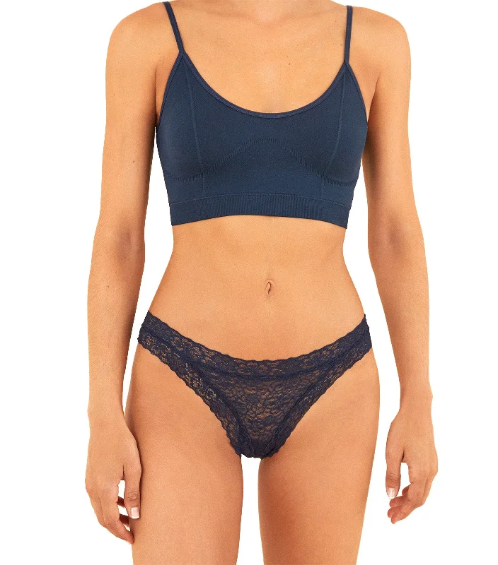 Lace Panty Navy Blue