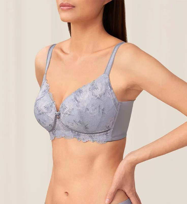 FLORALE SHADOW ROSE NON-WIRED PADDED BRA