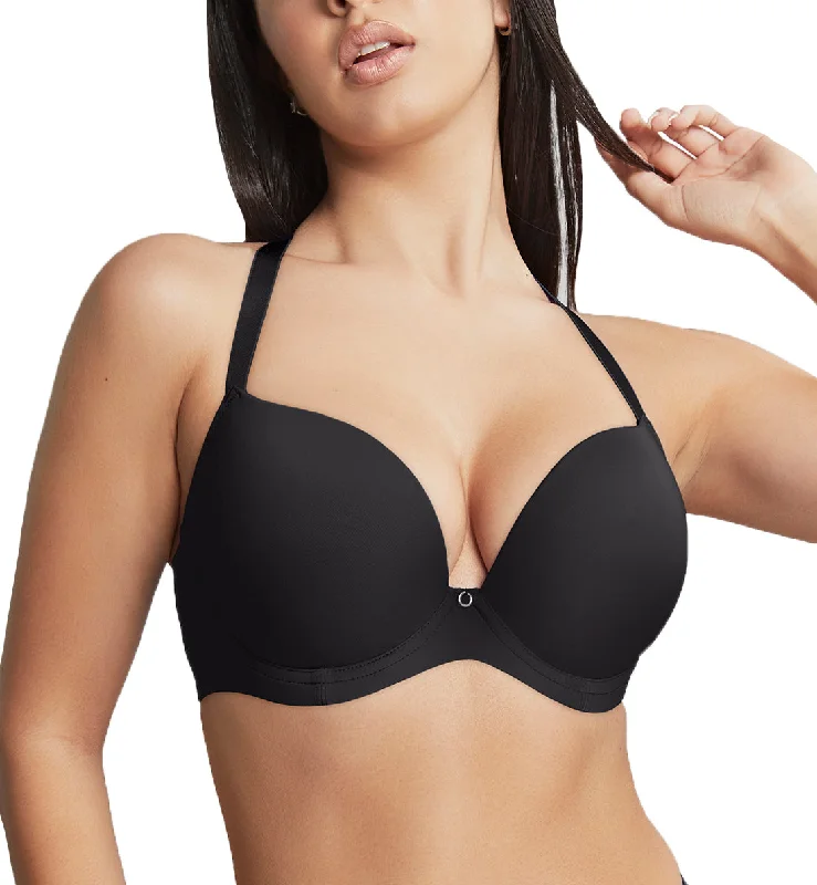 Cleo by Panache Faith Molded Plunge Underwire Bra (10666) - Noir