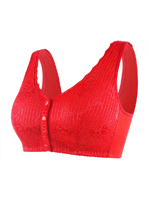 Comfort Vest Wireless Front Closure Bra