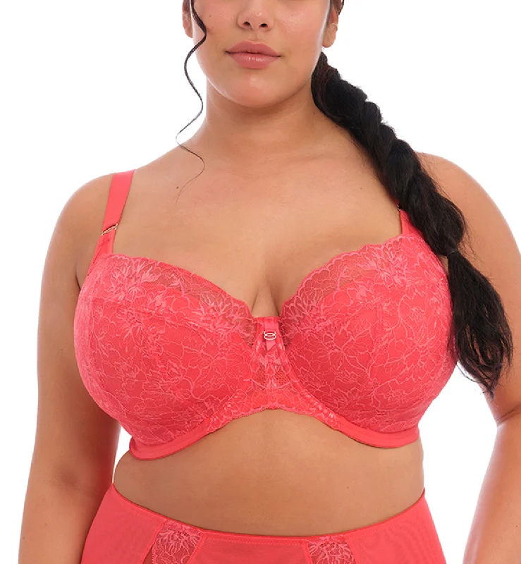 Elomi Brianna Padded Half Cup Underwire Bra (8081) - Cayenne