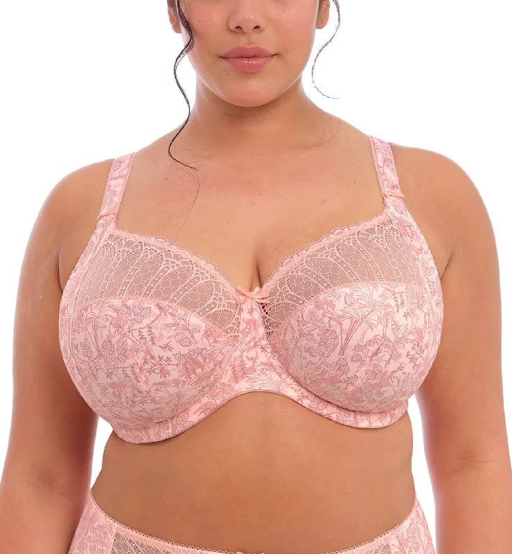 Elomi Mariella Stretch Lace Banded Underwire Bra (4420) - Peachy Tiger