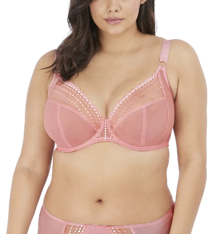 Elomi Matilda Banded Plunge Underwire Bra (8900) - Rose