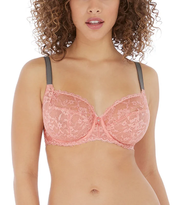 Freya Offbeat Side Support Underwire Bra (5451) - Rosehip