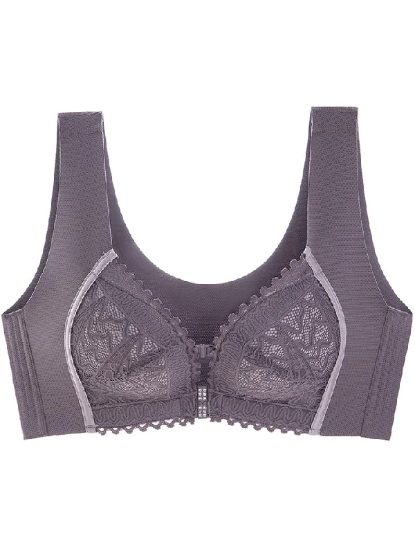 Front Closure Push Up Minimizer Bras