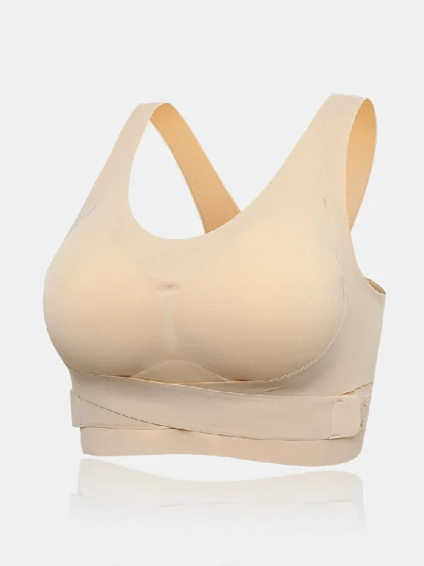 Front Closure Seamless Sports Wireless Bras