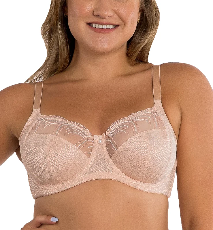 Parfait Pearl Unlined Side Support Underwire Bra (P60923) - Cameo Rose