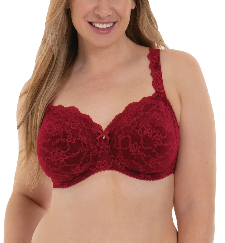 Rosa Faia by Anita Bobette Full Cup Underwire Bra (5289) - Ruby