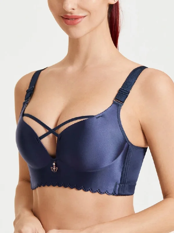 Sexy Front Criss Cross Push Up Wireless Bras