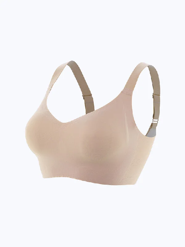 Thin Wireless Cotton Removable Pads Invisible Bra