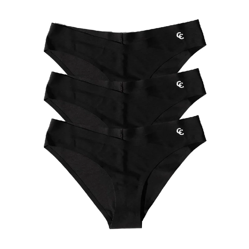 Black Seamless Briefs 3 for $65