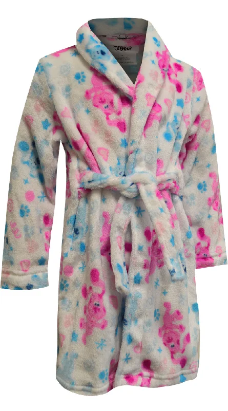 Blue's Clues Magenta and Blue Cozy Plush Toddler Robe