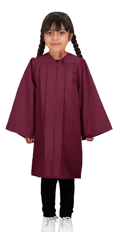 Child's Matte Maroon Choir Robe