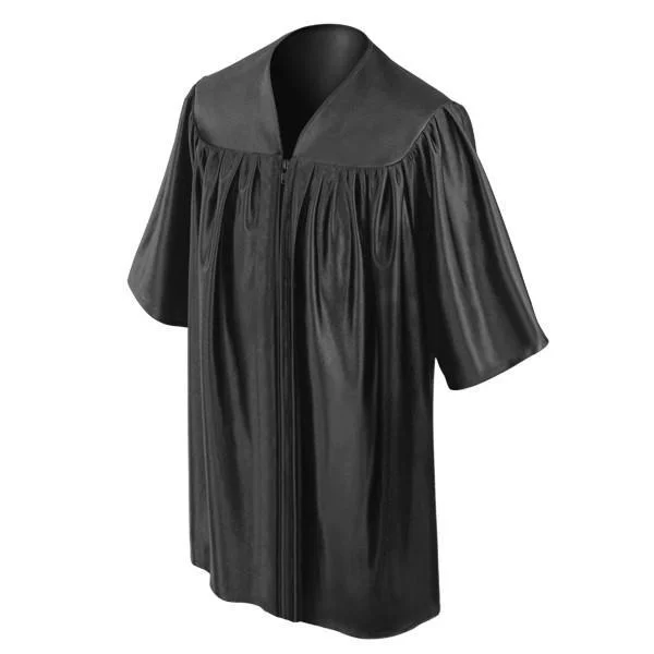 Child's Shiny Black Choir Robe