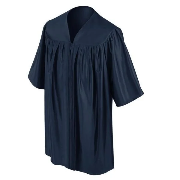 Child's Shiny Navy Blue Choir Robe