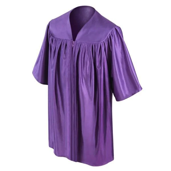 Child's Shiny Purple Choir Robe