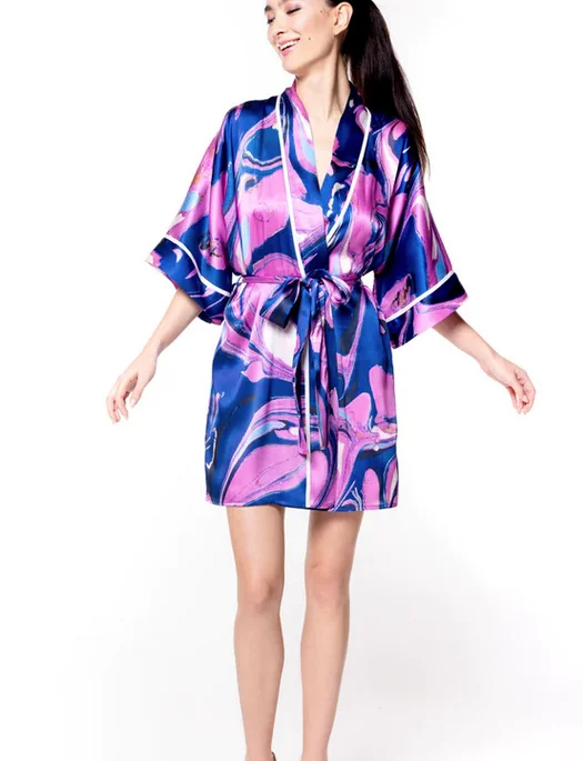 Christine Corfu Short Robe