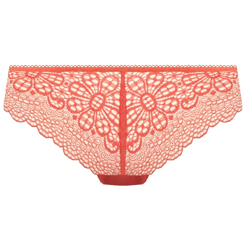 Erin Brazilian Brief Hot Coral Pink - Freya