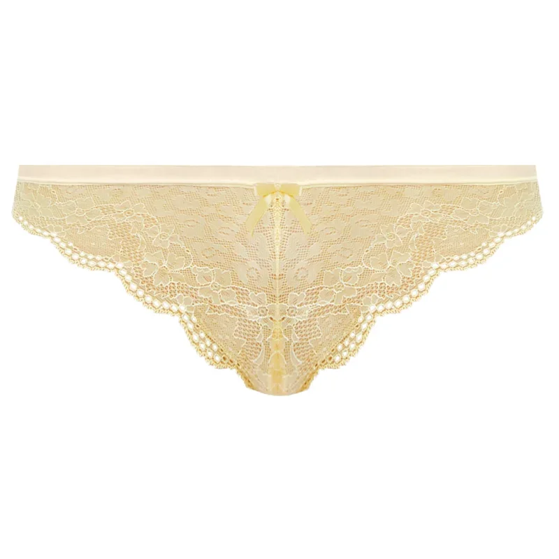 Fancies Buttermilk Yellow Brazilian Brief - Freya