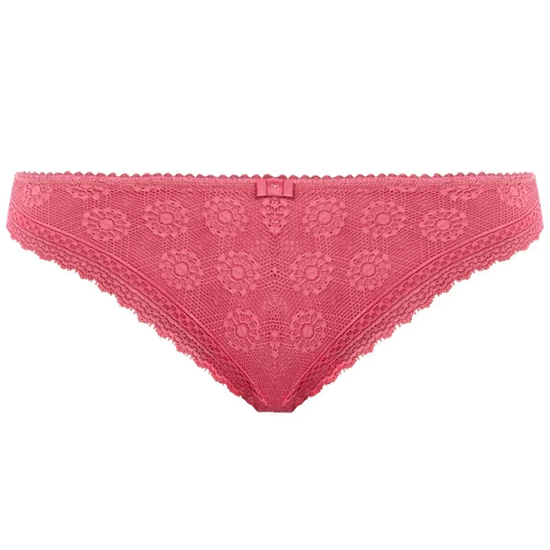 Love Note Rose Pink Brazilian Thong - Freya