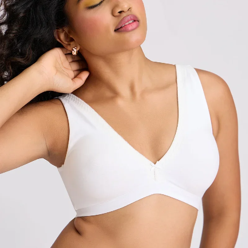 Lola & Mae  C.O.A.T Bralette - White LMB1028