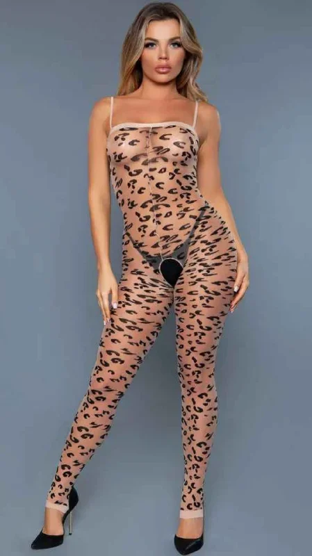 Luscious Leopard Bodystocking