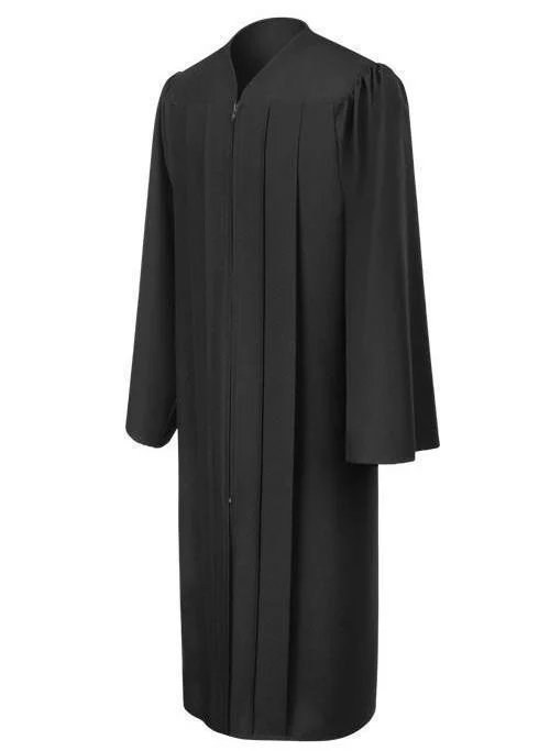 Matte Black Choir Robe