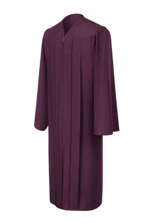 Matte Maroon Choir Robe