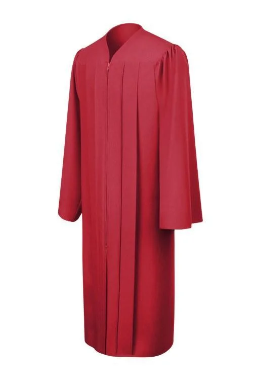 Matte Red Choir Robe