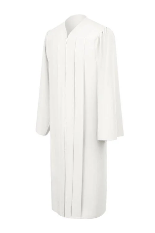 Matte White Choir Robe