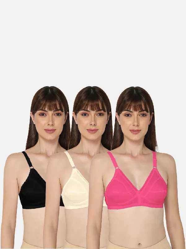 Naidu Hall Heritage-Bra Special Combo Pack - Naturalle - C66