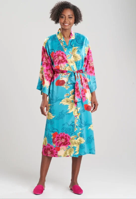 NAT Peona Teal Robe