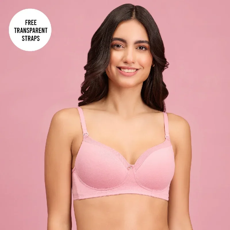 Nykd by Nykaa Iconic Low Back Party Bra NYB252 Pink