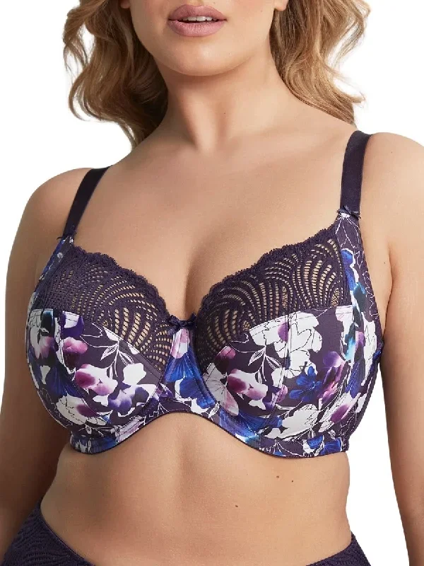 Arianna Full Cup Bra - Damson Floral